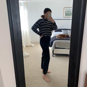 Madewell Slim Wide Leg Crop Jeans